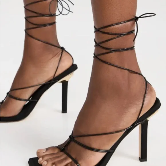 New in box Good American
Caged Slanted Sandals SOLD OUT ONLINE MSRP $195 - Picture 3 of 6